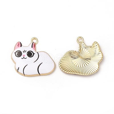 Alloy Enamel Pendants ENAM-M046-11G-G-1