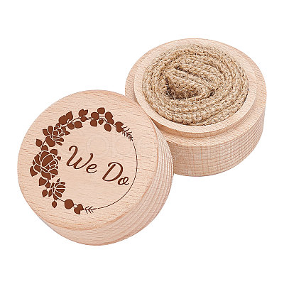 Wood Ring Box OBOX-WH0009-002-1