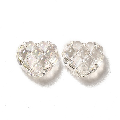 Transparent Acrylic Beads X-OACR-E016-01D-1