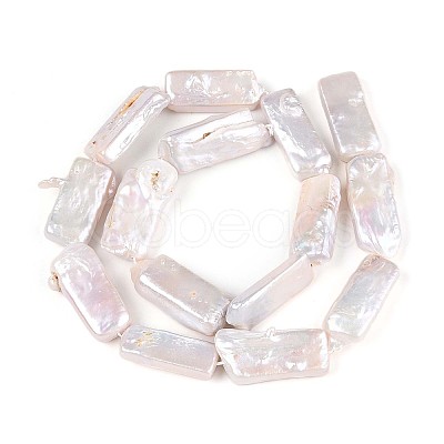Natural Keshi Pearl Beads Strands PEAR-S020-D03-1