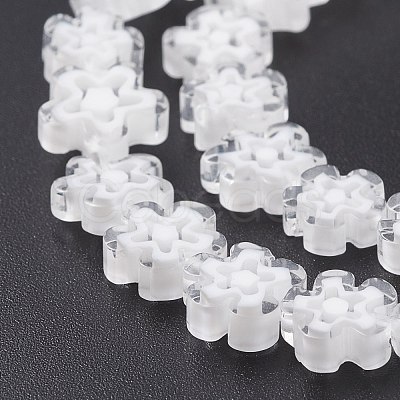 Handmade Millefiori Glass Bead Strands LAMP-J035-8mm-42-1