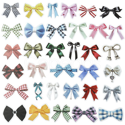 4 Sets PVC Plastic Decorative Sticker Labels DIY-SP0005-32A-1