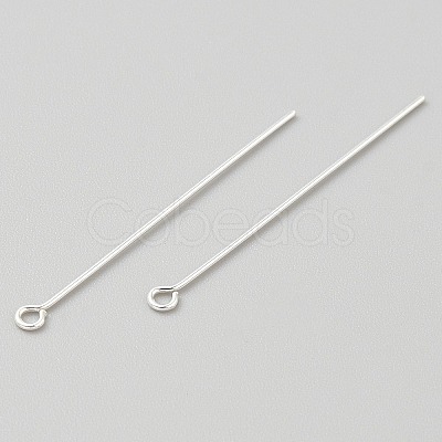 925 Sterling Silver Eye Pins STER-WH0019-25C-05-1