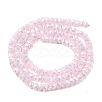 Electroplate Glass Beads Strands GLAA-Q105-03-05-1