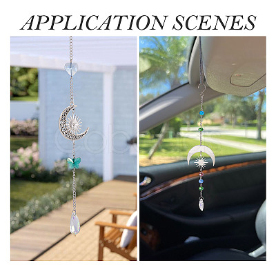 DIY Star Moon Suncatcher Making Kits DIY-TA0013-80-1