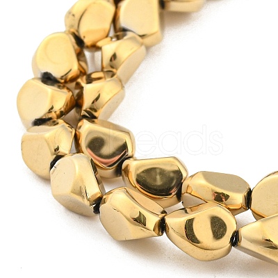 Full Plated Electroplate Glass Beads Strands EGLA-G037-04A-FP05-1