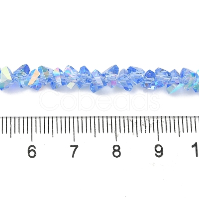 Transparent Glass Beads Strands EGLA-P061-04B-AB01-1