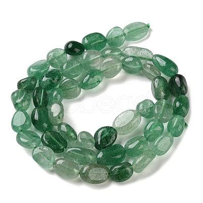 Natural Green Strawberry Quartz Beads Strands G-C268-A01-8x10mm-1