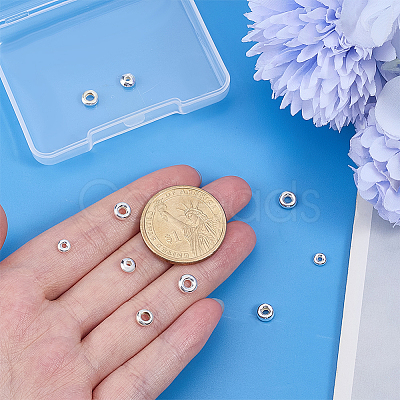 10Pcs 5 Styles 925 Sterling Silver Spacer Beads STER-PH0004-55-1