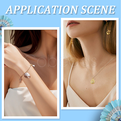 DIY Ocean Necklaces/Bracelets Making Kits DIY-SP0006-30-1