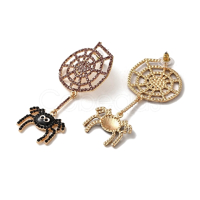 Halloween Alloy Studs Earrings EJEW-K274-05G-1