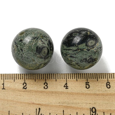 Natural Rhyolite Jasper Round Ball Figurines Statues for Home Office Desktop Decoration G-P532-02A-11-1