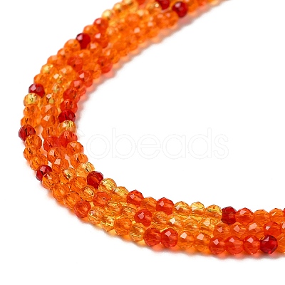 Transparent Glass Beads Strands GLAA-H027-01I-1