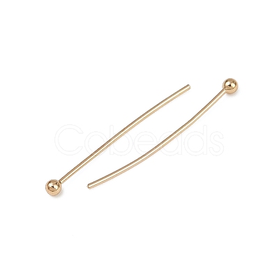 Brass Ball Head Pins KK-P309-03G-1