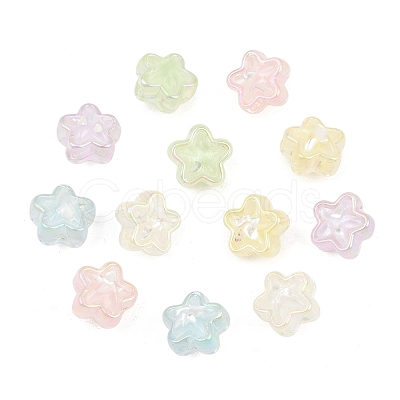 UV Plating Transparent Acrylic Beads AC-CBA15BB-06-1