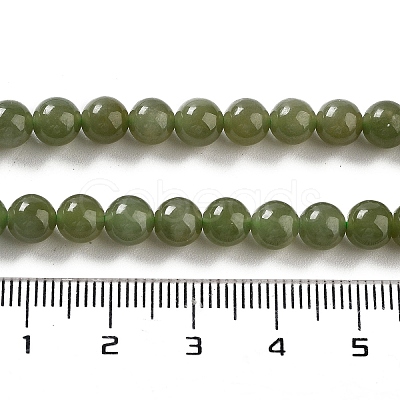 Natural Nephrite Jade/Hetian Jade Beads Strands G-NH0005-030C-1