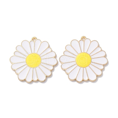 Alloy Enamel Pendants ENAM-O001-07L-G-1