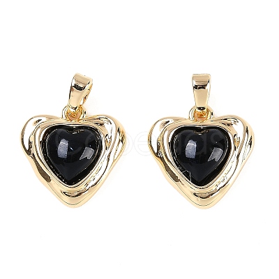 Brass Charms KK-U043-51G-03-1