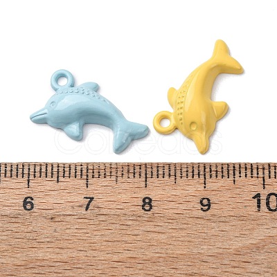 Spray Paint Alloy Pendants FIND-H060-01A-1