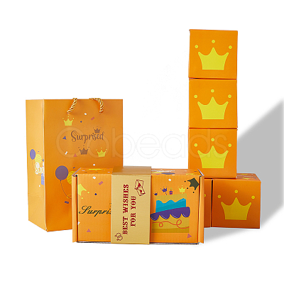 Birthday Cardboard DIY Surprise Gift Box Creative Bounce Boxes Sets DIY-WH20031-064B-1