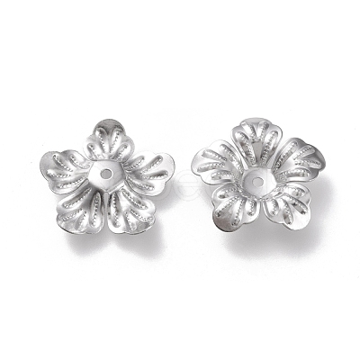 Non-Tarnish 304 Stainless Steel Bead Caps STAS-K194-10P-1