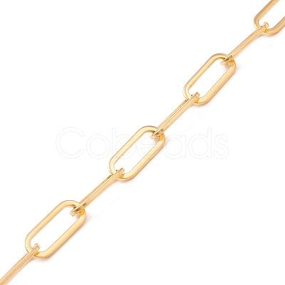 Ion Plating(IP) 304 Stainless Steel Paperclip Chains CHS-F017-02B-G-1