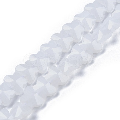 Imitation Jade Glass Beads Strands EGLA-L045-I-A08-1