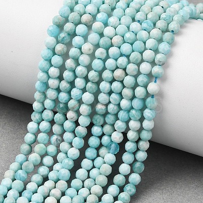 Natural Amazonite Beads Strands G-F619-26-3mm-1