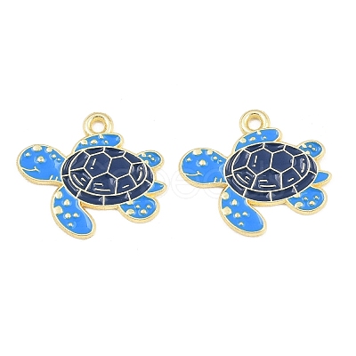 Ocean Alloy Enamel Pendants FIND-E057-02A-1