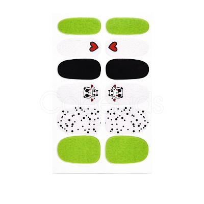 Avocados & Strawberries & Flowers Full Cover Nail Art Stickers MRMJ-T109-WSZ633-1