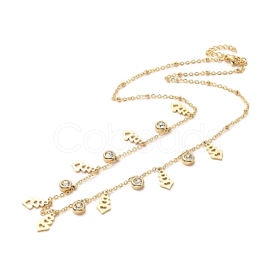 PVD Vacuum Plating 304 Stainless Steel Stud Earring and Pendant Necklace Set LS-SJEW-C002-01A-G-1
