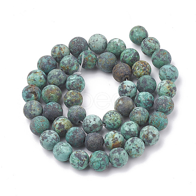 Natural African Turquoise(Jasper) Beads Strands X-G-T106-206-1