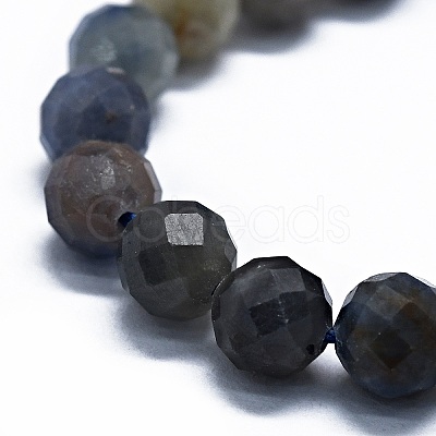 Natural Sapphire Beads Strands G-G927-21B-1