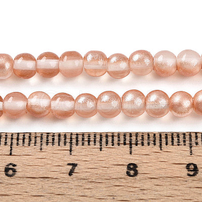 Baking Paint Transparent Glass Beads X1-DGLA-N011-4mm-04-1