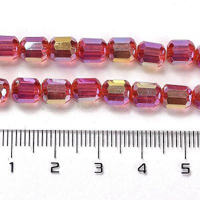 Electroplate Glass Beads Strands EGLA-D030-19A-1