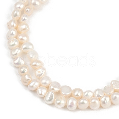 Natural Cultured Freshwater Pearl Beads Strands PEAR-P064-19G-07A-1