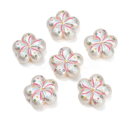 Textured Opaque Acrylic Beads AC-CBA36B6-09C-1