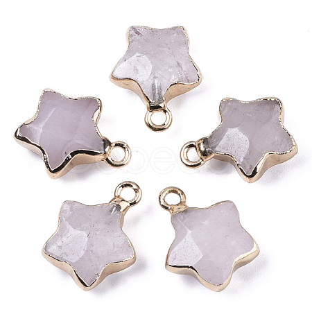 Natural Quartz Crystal Pendants G-N326-36J-1