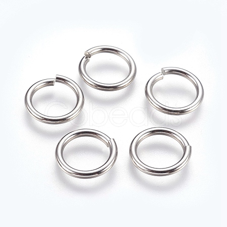 Tarnish Resistant 304 Stainless Steel Saw Cut Open Jump Rings STAS-P212-25P-13-1