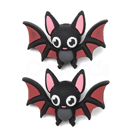 Halloween Silicone Focal Beads SL-CBADC51-06-1