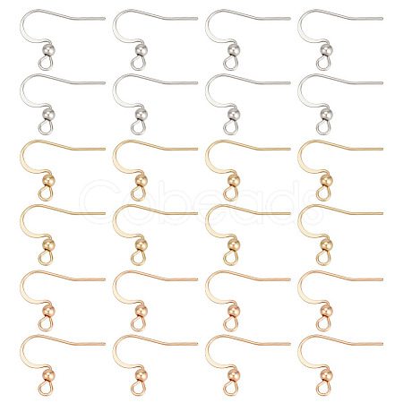 150Pcs 3 Styles Stainless Steel French Earring Hooks STAS-ME0002-42-1