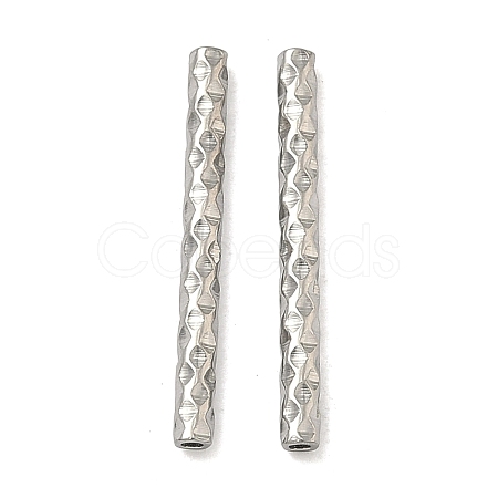 304 Stainless Steel Tube Beads STAS-Z192-07P-07-1