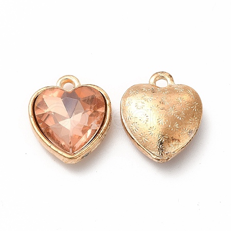 Faceted Glass Rhinestone Pendants GLAA-I051-B12-1