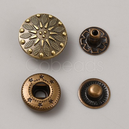 Alloy Snap Button FIND-WH0421-74D-1