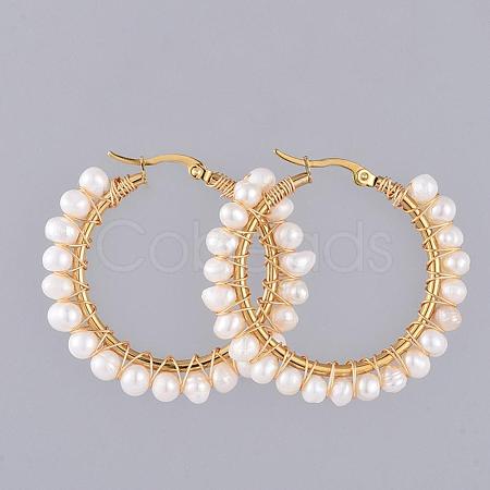 304 Stainless Steel Hoop Earrings EJEW-JE03836-1