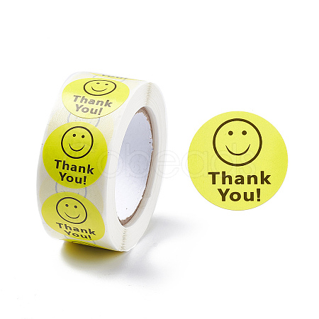 Paper Thank You Gift Sticker Rolls STIC-E001-01-1