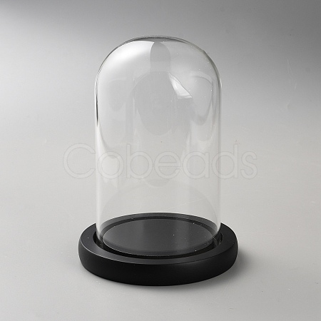 Glass Dome Cover DJEW-WH0039-388B-1