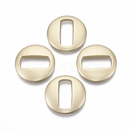 Spray Painted CCB Plastic Linking Rings X-CCB-R104-21-02-1