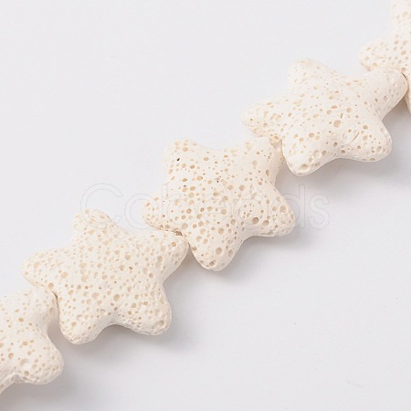 Natural Lava Rock Beads Strands G915-1-1