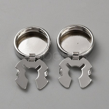 Brass Cufflinks BUTT-WH0034-16P-1